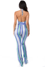 Load image into Gallery viewer, MULTI STRIP JUMPSUIT
