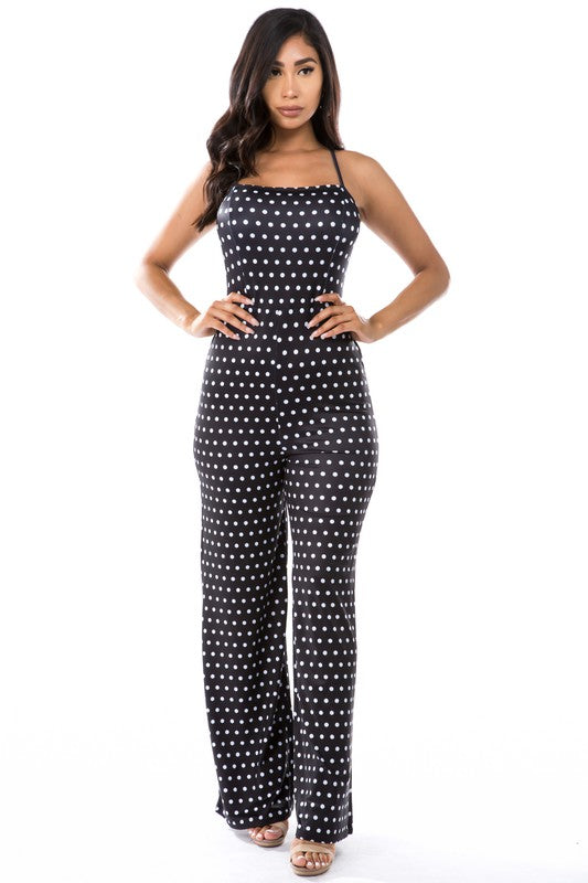 DOTTED JUMPSUIT