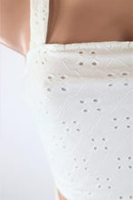 Load image into Gallery viewer, Eyelet Mini skirt set
