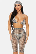 Load image into Gallery viewer, Sheer Mesh Biker Shorts
