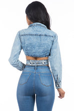 Load image into Gallery viewer, SEXY DENIM JACKET TOP
