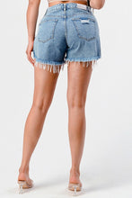 Load image into Gallery viewer, Side slid denim shorts
