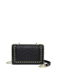 Load image into Gallery viewer, Chevron Chain Crossbody Bag
