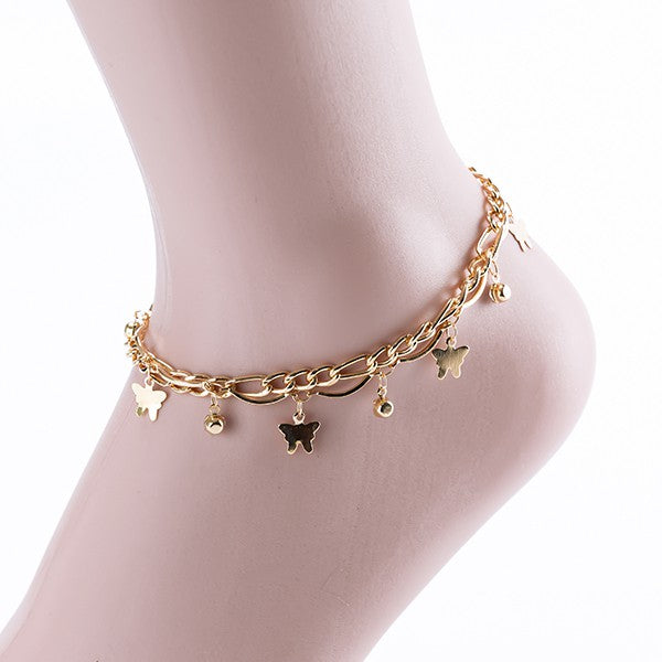 BUTTERFLY CHARM ANKLET