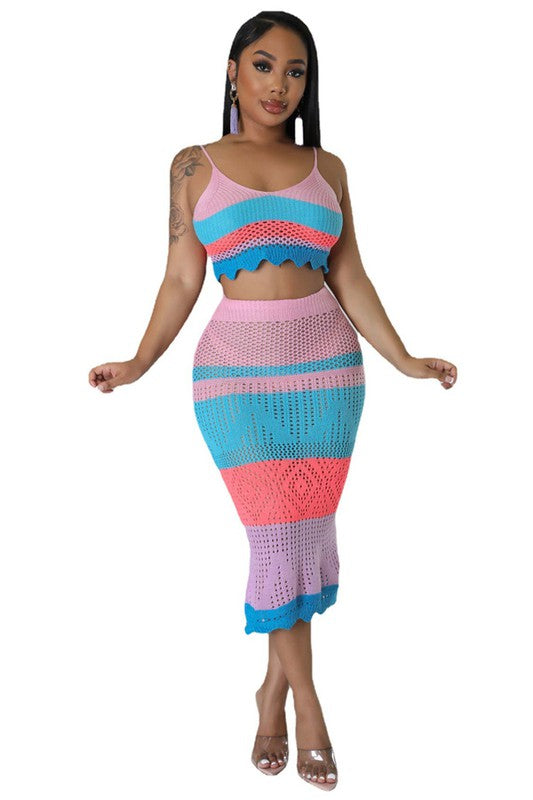 TWO PIECE CROCHET SET