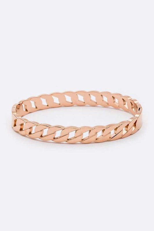 Chain Link Stainless Steel Bangle