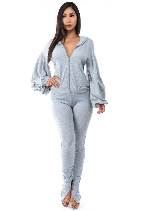 HOODIE PANTS SUIT