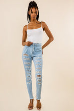 Load image into Gallery viewer, DENIM JEANS MULTI CUT
