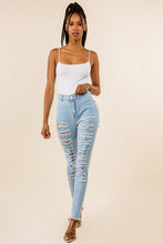 Load image into Gallery viewer, DENIM JEANS MULTI CUT
