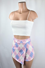 Load image into Gallery viewer, Argyle plaid skort set
