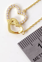 Load image into Gallery viewer, Double Hearts Necklace
