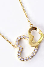 Load image into Gallery viewer, Double Hearts Necklace
