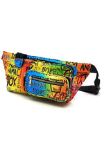 Load image into Gallery viewer, Multi Graffiti Fanny Waist Bag
