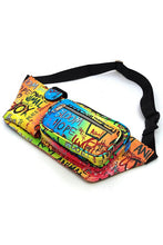 Load image into Gallery viewer, Multi Graffiti Fanny Waist Bag
