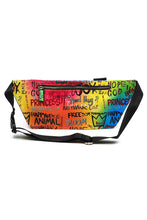 Load image into Gallery viewer, Multi Graffiti Fanny Waist Bag
