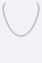 Load image into Gallery viewer, 17 Cubic Zirconia Tennis Necklace
