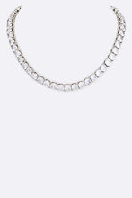 Load image into Gallery viewer, 16 Cubic Zirconia Collar Necklace
