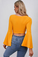 Load image into Gallery viewer, Flare Sleeve Cropped Top
