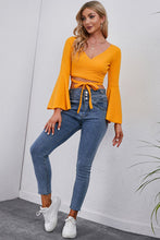 Load image into Gallery viewer, Flare Sleeve Cropped Top
